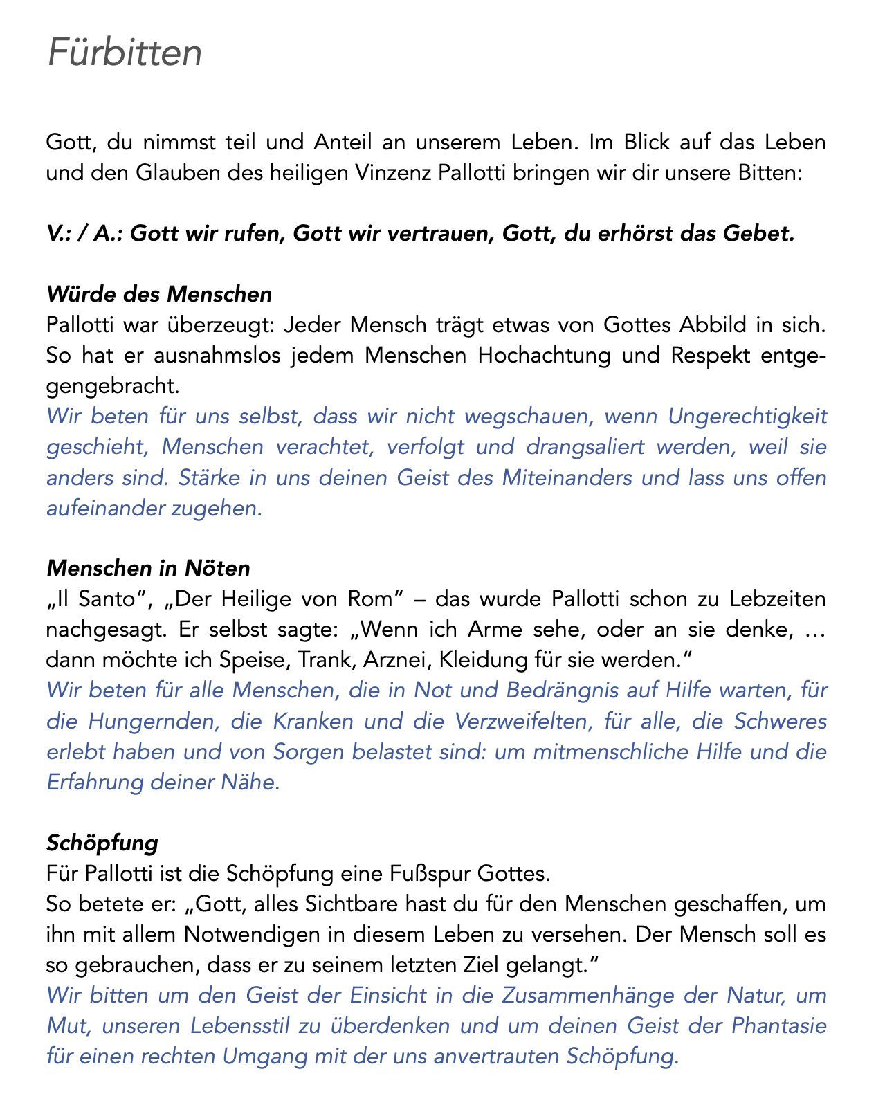 Download liturgisches Material, Texte ...